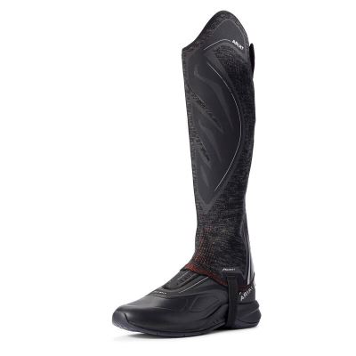 Ariat Ascent Siyah / Kırmızı Half Chaps Bayan (34028-521)